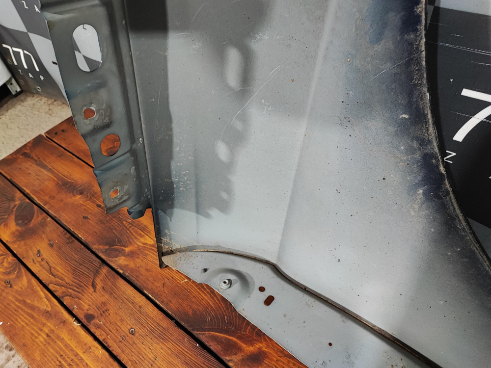 Крыло переднее левое Mercedes ML (W166) 11-15 Б/У Оригинал A1668800206