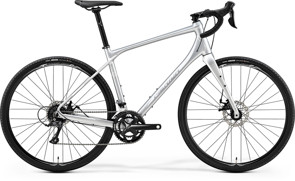 Велосипед '19 Merida Silex 200 Колесо:700C Рама:XL(56cm) MattSilver/White (6110771261)