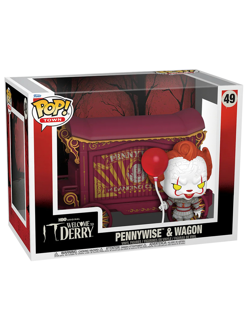 Фигурка Funko POP! Town IT Welcome to Derry Pennywise & Wagon (49) 86243