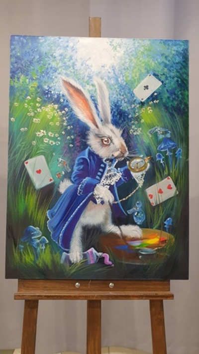 Кролик-художник
