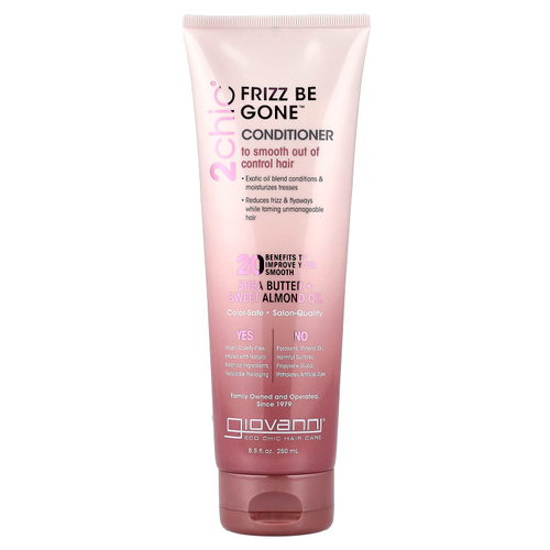 Giovanni, 2chic®, Frizz Be Gone™, кондиционер, масло ши и масло сладкого миндаля, 250 мл (8,5 жидк. унции)