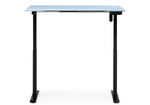 Компьютерный стол Woodville Маркос 140х80 голубой, черный, ножки черные