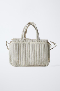 ZARA СУМКА ДЛЯ МАМ «ВИШИ», ЭКРЮ