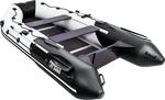 Лодка Ривьера Максима 3400 СК "Комби", Светло-серый/Черный