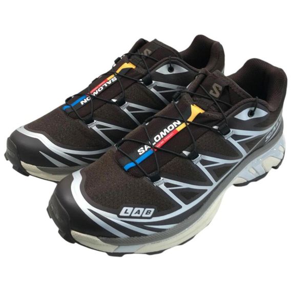 SALOMON XT 6 Трекинговые ботинки Низки Черный коше Коричневый Унисекс