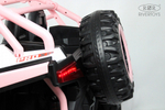 Детский электромобиль RiverToys E001EE розовый