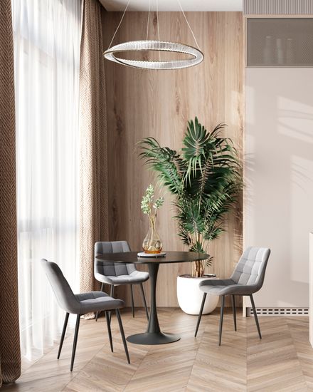 Стол Tulip D100 черный