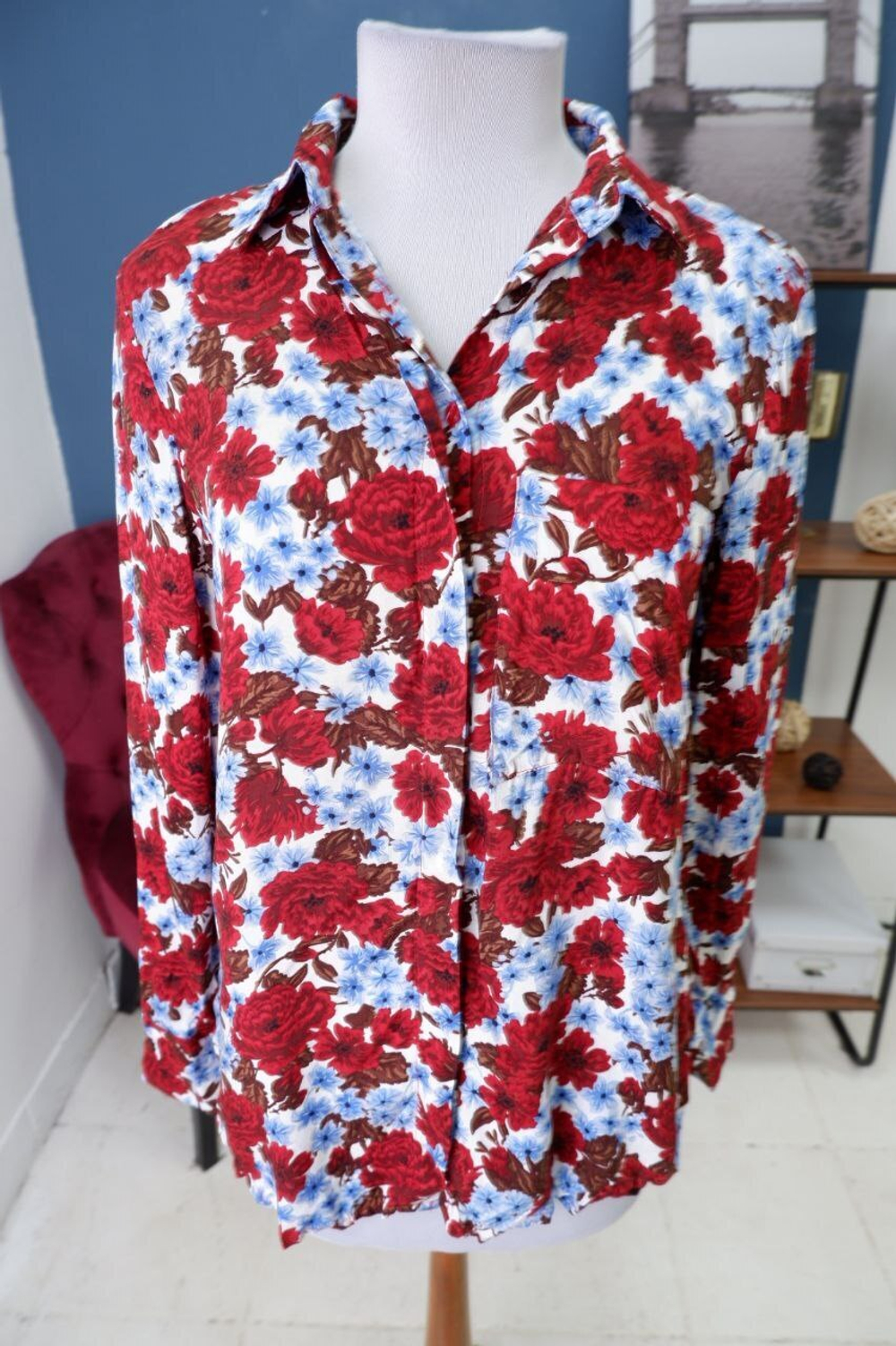 Блузка Zara красивая 44 размер