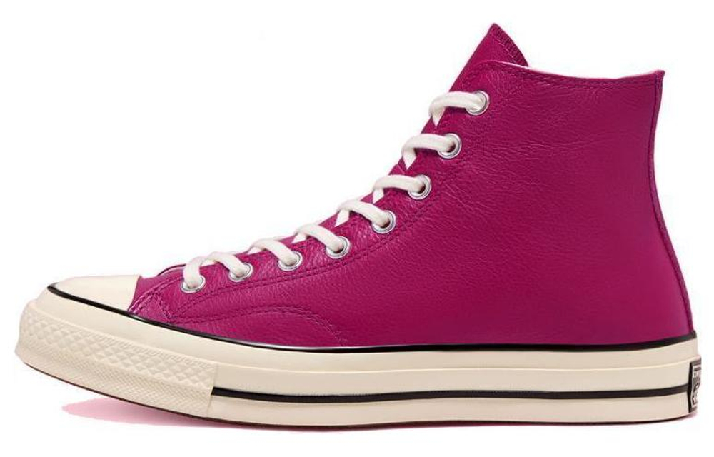Converse Seasonal Color Leather Chuck 1970s "Rose Red White"