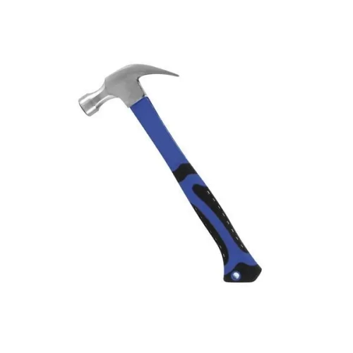 Молоток-гвоздодер, 450 г, фибергласовая обрезиненная рукоятка (6/36)