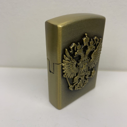 подарочная зажигалка газовая Герб СССР, бронзовый
