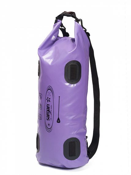 Гермо-Мешок-Рюкзак Sargan Саппер-25 2 лямки, крепления к сапборду 25 л фиолетовый