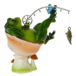 GAEM Фигурка декоративная "Лягушка", L9 W6 H11,5 см