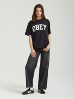 Женская Футболка Obey Collegiate Fill