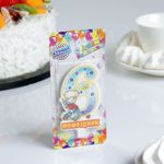 Свеча для торта цифра "Детская" "6" голубая