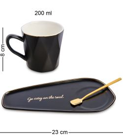 MUG-407/1 Чайная пара «Живи с легким сердцем»