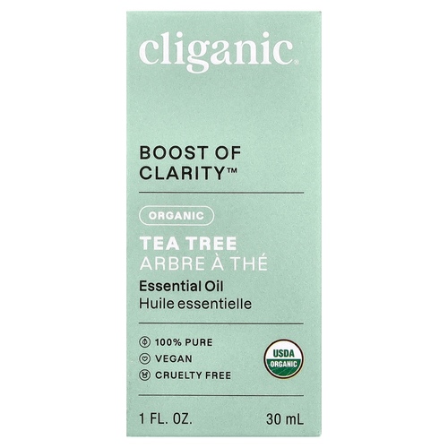 Cliganic, Органическое эфирное масло чайного дерева, 30 мл (1 жидк. Унция)