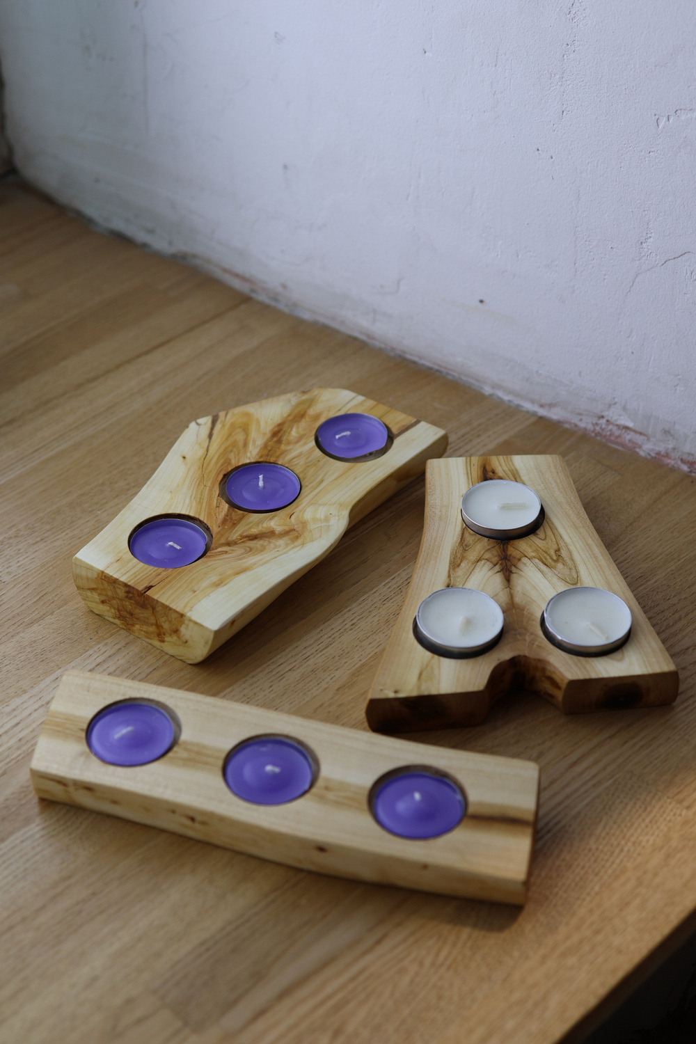 Деревянный подсвечник "Народные промыслы"