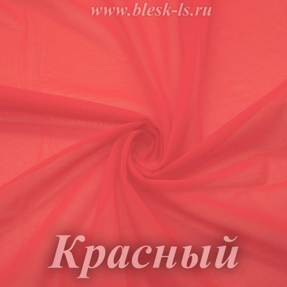 Сетка стрейч, Красная, 65 гр/м, розница от 30 см