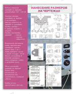 Стенд Нанесение размеров на чертежах 703