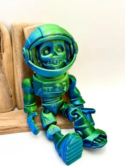 Брелок 3d-печатный Астронавт скелетон в ассорт. 10 см