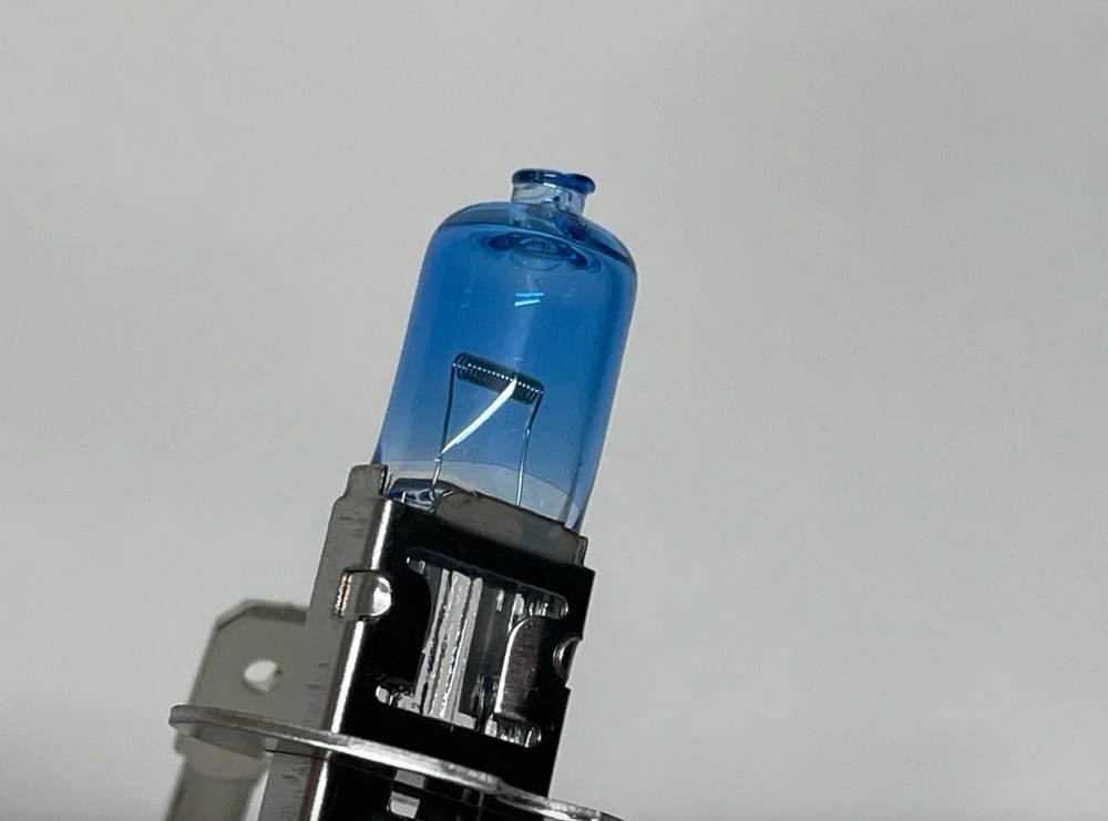 H3 (55W) / Галогенная лампа H3 55W ФИНСКИЕ Super White 12V (2 шт. / комплект)