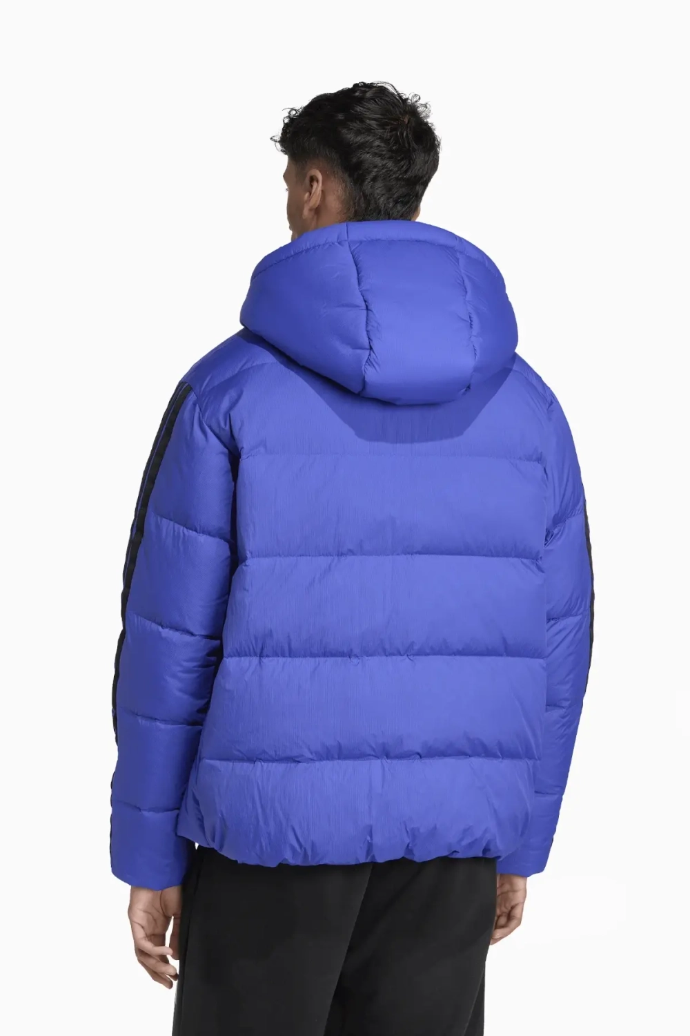 Куртка adidas Essentials 3-Stripes Puffer Down - синий