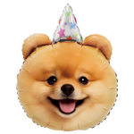 Фольгированный шар-фигура «Собачка в колпачке», 71 см