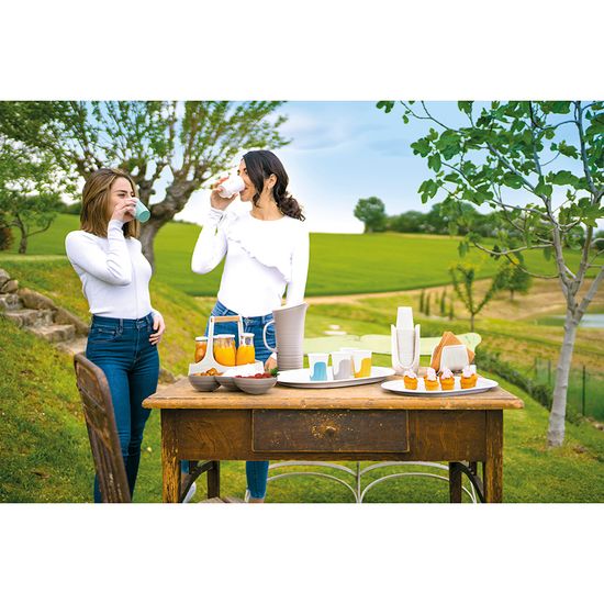 Органайзер настольный tierra, молочно-белый