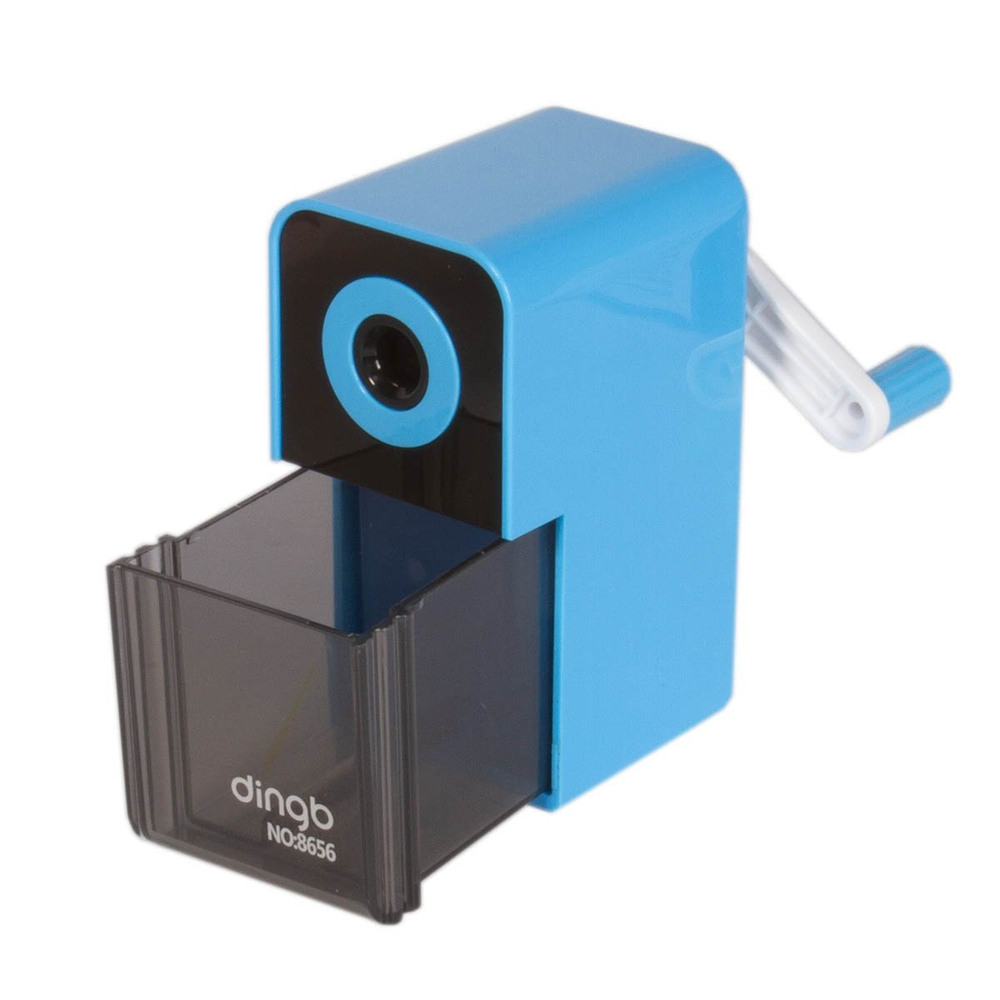 Точилка механическая Alingar, прямоугольная, 1 отверстие, пластиковый корпус, цвет ассорти, индивидуальная упаковка, 50*105*100 мм