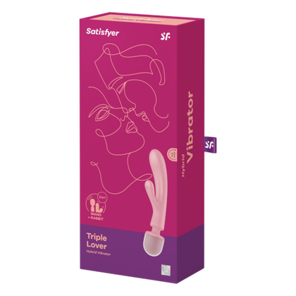 Satisfyer Triple Lover - Вибратор-ванд 2 в 1