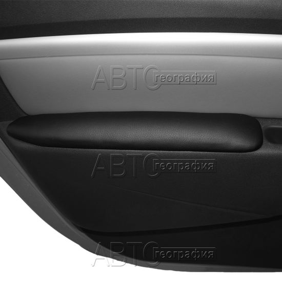Мягкие накладки на ручки дверей Lada Largus (2012-наст. время) из экокожи