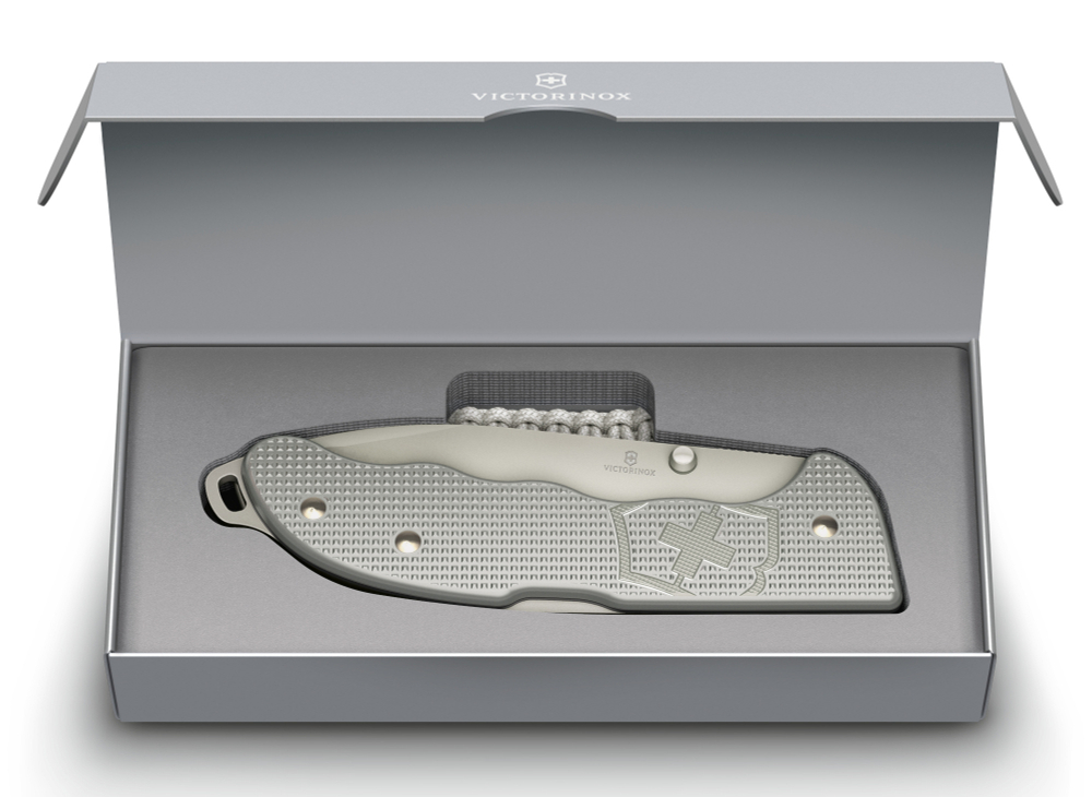 Нож Victorinox Evoke Alox, 136 мм, 4 функции, серебристый