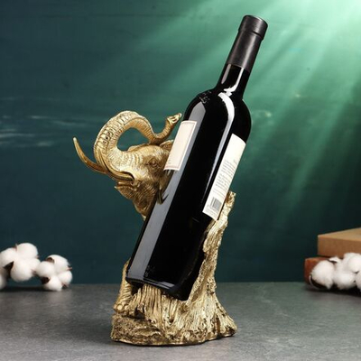 Подставка под бутылку Слон 26х14х15см