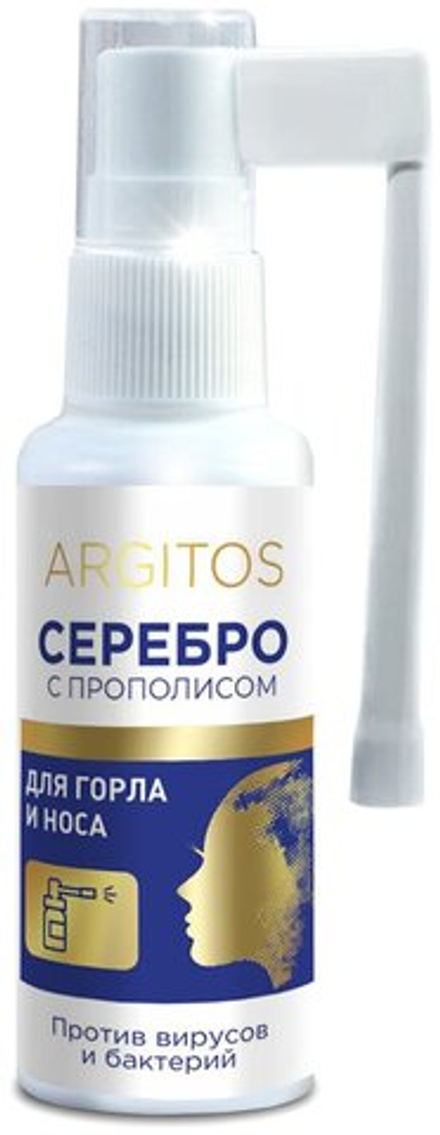 Спрей Argitos Серебро с прополисом, 40 мл