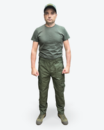 Тактический костюм ACU летний — Олива, износостойкий Rip-Stop