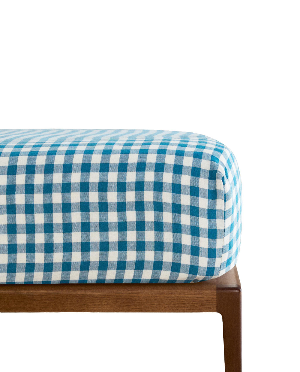 Простыня на резинке Zara Home, хлопок 100%, в клетку, 1660/900