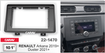 Renault Arkana 2019+, Duster 2021+ (комплектация с монитором),10.1" (Carav 22-1470)