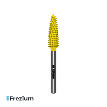 Борфреза твердосплавная по дереву пламя "O.G.Germany" 6.3x3.175x19x44 Мелкая Зернистость; FL06FY