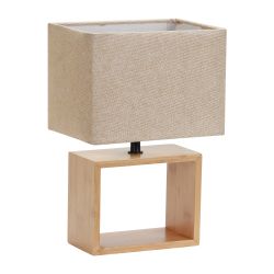 UML-B401 E27 LIGHT GREY-WOOD Светильник настольный декоративный под лампу Е27. 40W. Механический выключатель. Светло-серый. ТМ Uniel