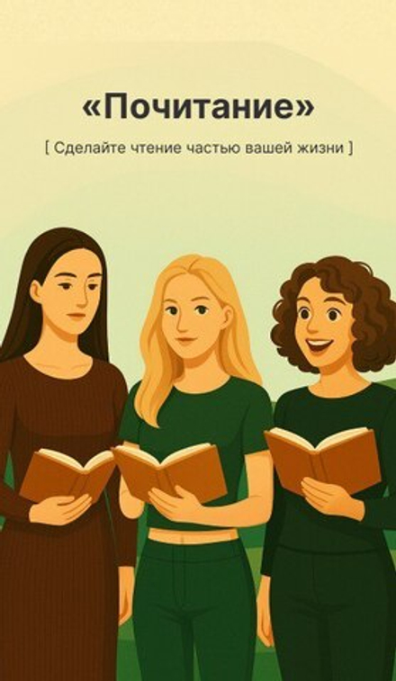 Членство в книжном клубе «Почитание»