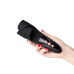 Черный вибромастурбатор с пульсацией Apollo (Цвет: черный)