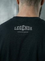 Футболка оверсайз хлопковая черная Legenda Кости боевые
