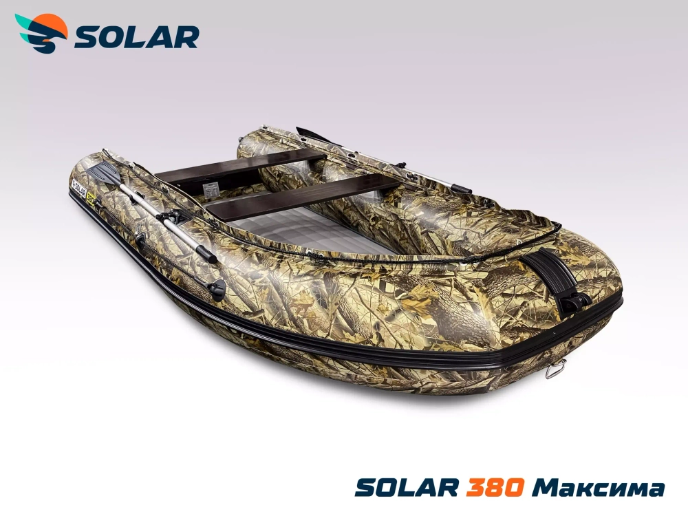 Лодка надувная моторная solar-380 к (максима)