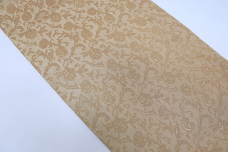 Жаккард бежевый с цветами