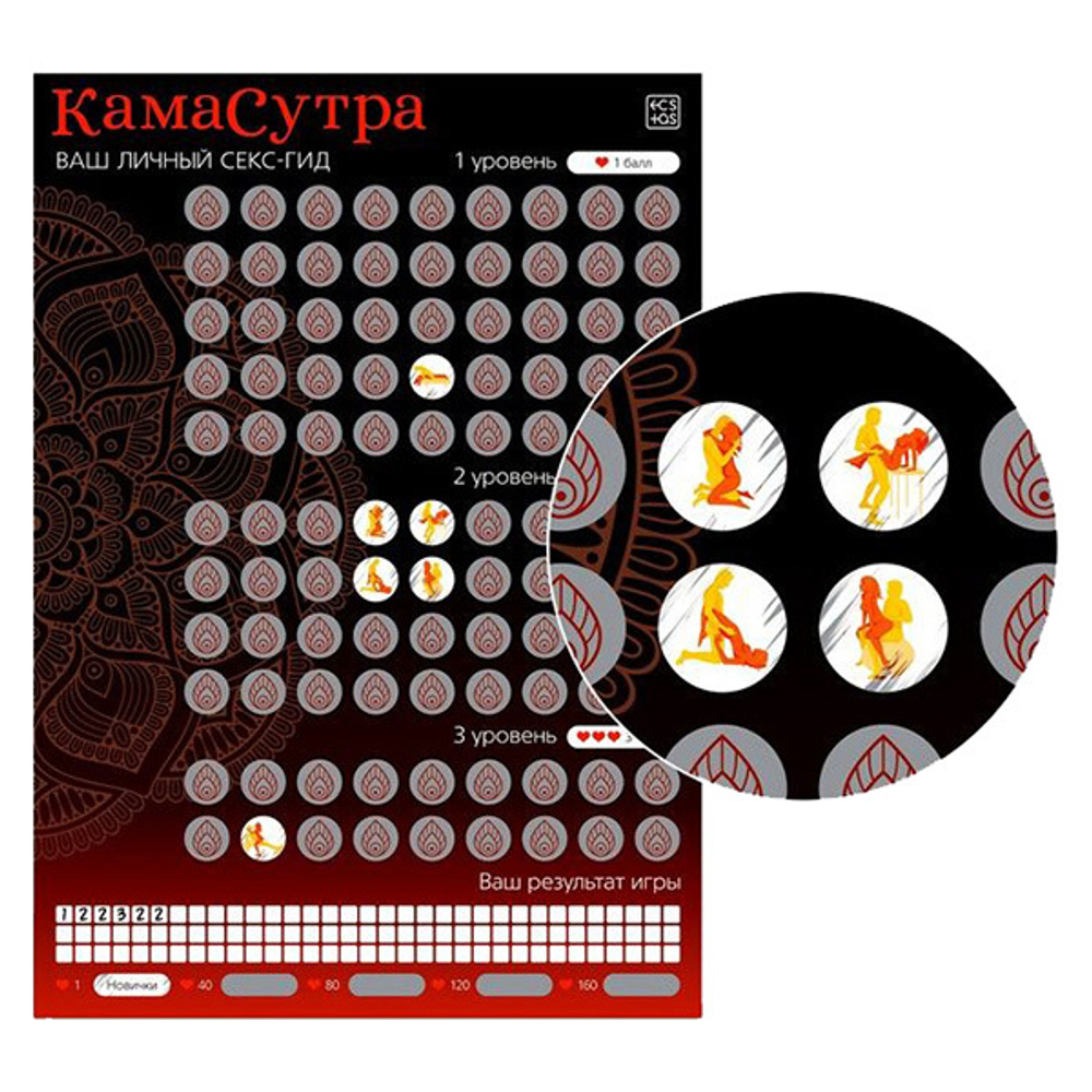 Скретч-плакат Секс-гид. Камасутра Сима-Ленд
