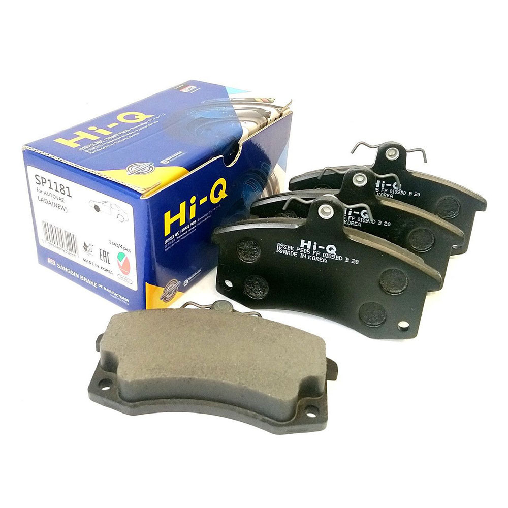 Колодки тормозные передние SANGSIN BRAKE (2108-2110-12,1118,2170) под датчик