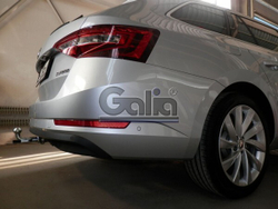 Фаркоп оцинкованный Galia V081A для Volkswagen Passat B8 седан/универсал 08/2014-, в т.ч. Alltrack B8 2015-, Skoda Superb 3 седан/универсал 03/2015-(паспорт и сертификат в комплекте)(без электрики)