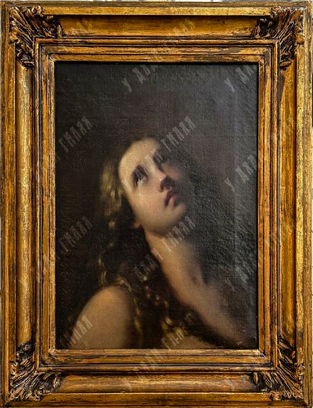 Н/х. Кающаяся Мария Магдалина. Холст, масло. Западная Европа. К. XIX в.