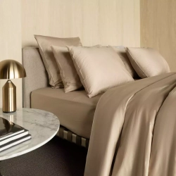 Простыня на резинке 160x200x35 Mollen песочно-бежевая